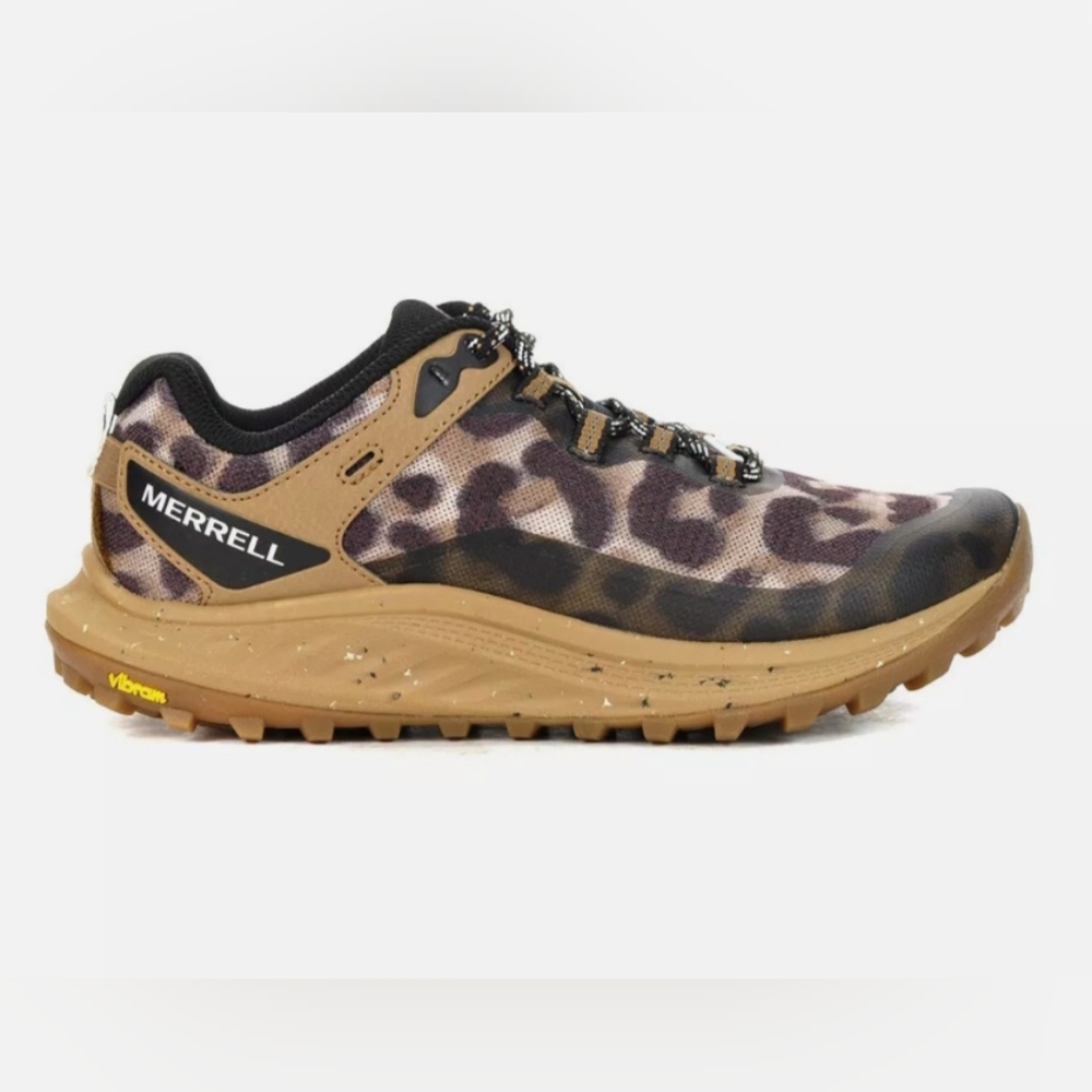 MERRELL  Antora 3 Sepia Leopard Trail Running Shoes